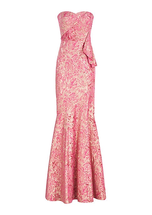 Floral Elegance Mermaid Gown
