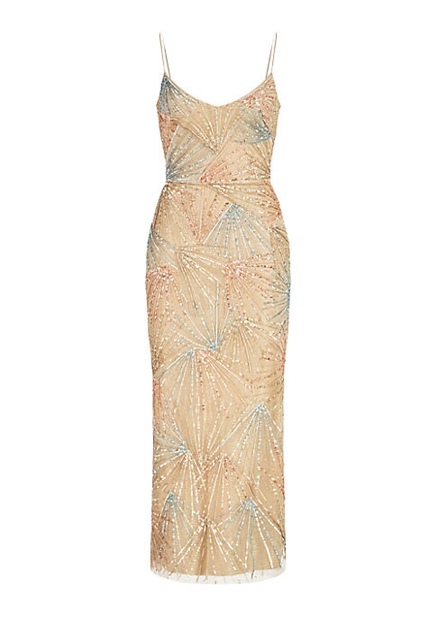 Glamorous Beaded Evening Gown