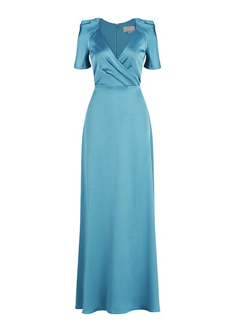 Elegant Satin Maxi Dress