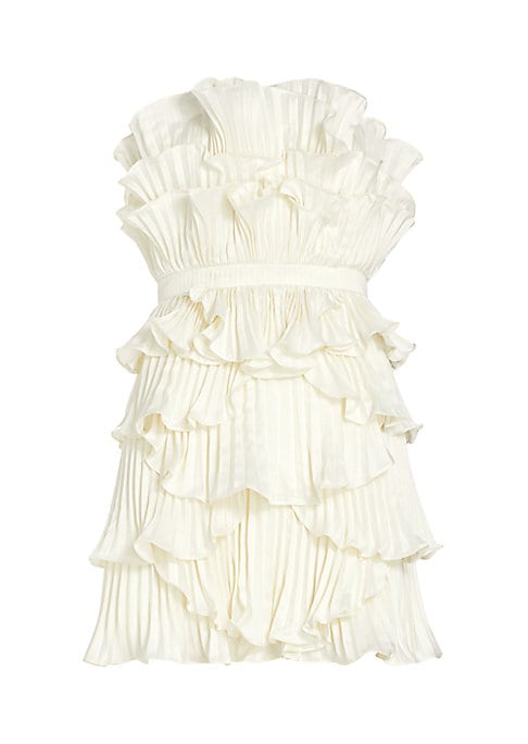 Seashell Ruffle Minidress
