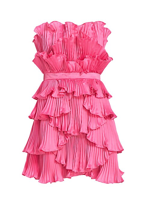 Seashell Ruffle Mini Dress