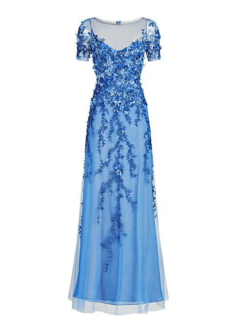 Floral Cascade Gown