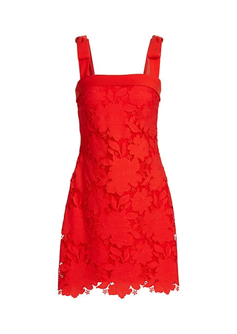 Floral Tie-Shoulder Dress