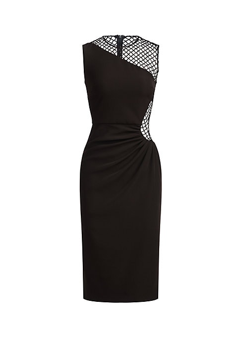 Edgy Mesh Sheath Dress