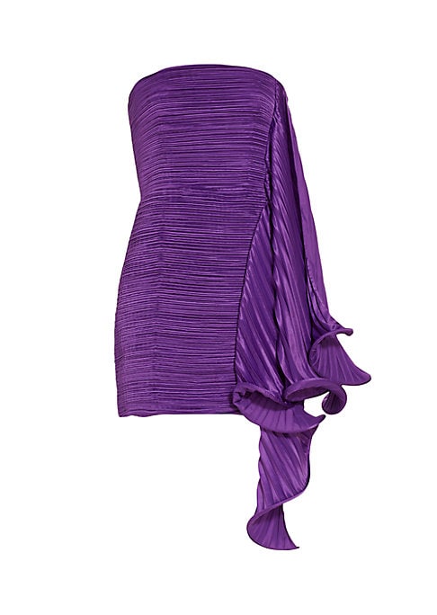 Ruffled Satin Charm Dress