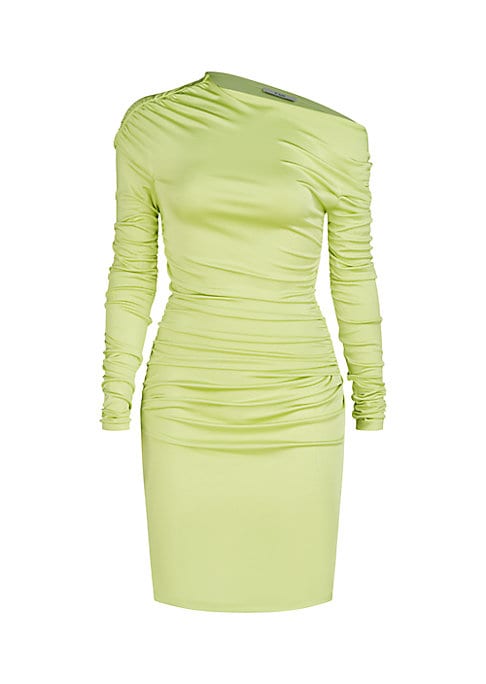 Twisted Asymmetrical Mini Dress