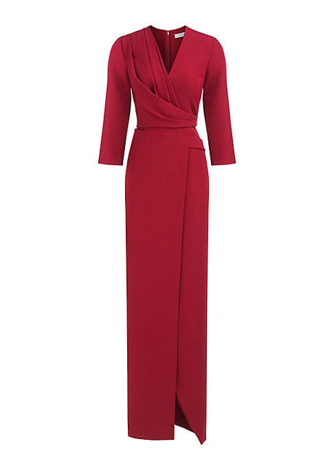 Elegant Slit Column Gown