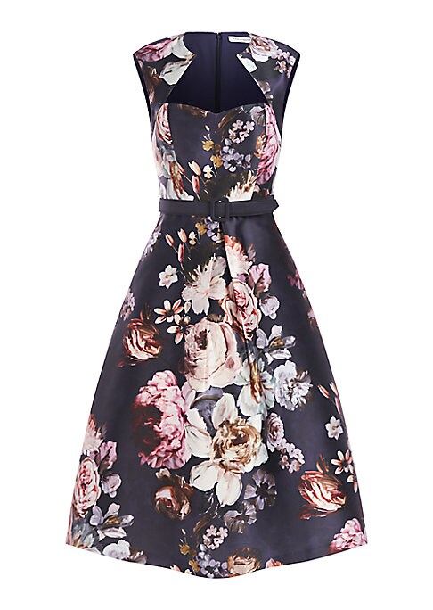 Floral Elegance Midi Dress