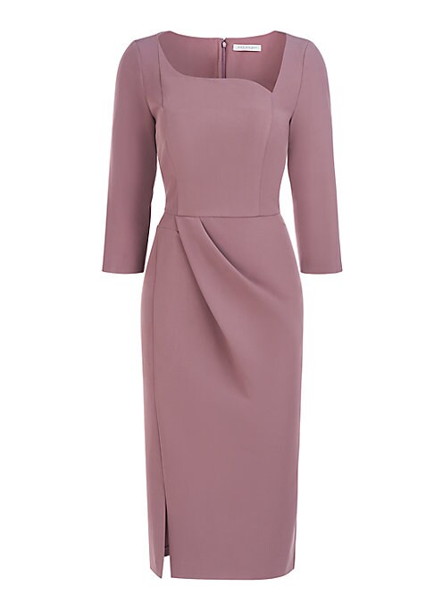 Curved Elegance Midi-Dress