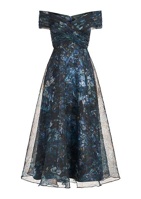 Floral Elegance Midi Dress