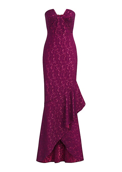 Bow-Detail Elegant Gown