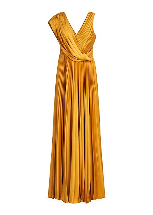 Elegant Satin A-Line Gown