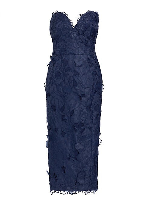 Elegant Lace Midi Dress