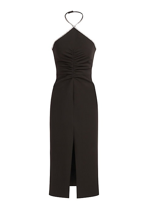 Sparkle Slit Midi Dress