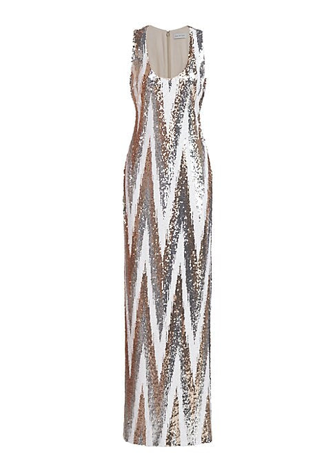 Chevron Sparkle Gown