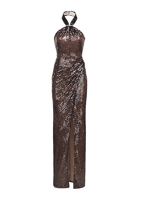 Lace & Crystal Elegance Gown