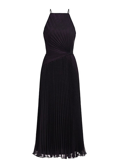 Twisted Chiffon Midi Dress