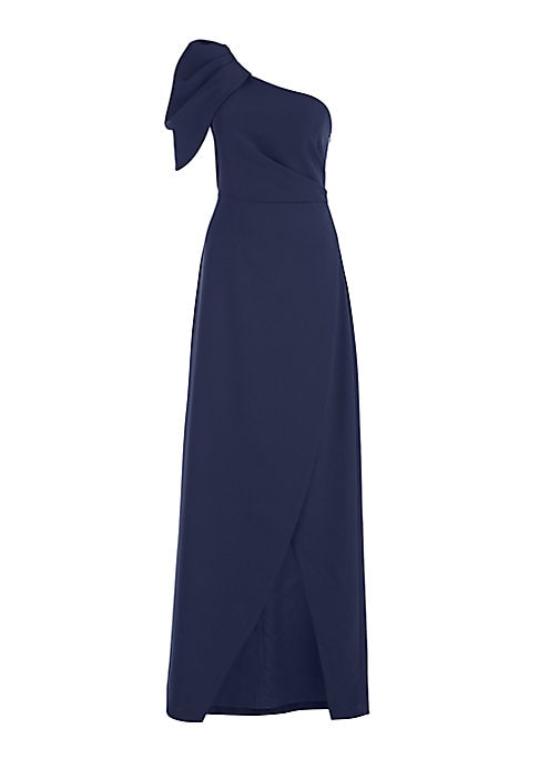 Elegant One-Shoulder Evening Dress