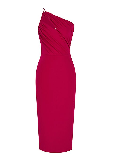 One-Shoulder Chic Midi-Dress