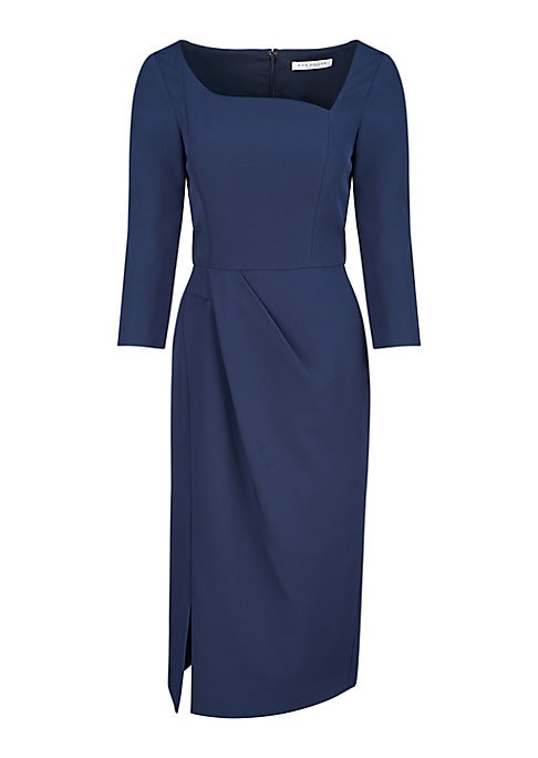 Curved Elegance Midi Dress