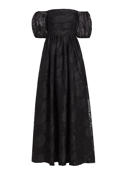 Puff Sleeve Elegance Gown