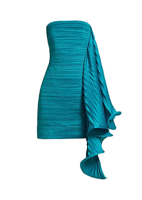 Ruffled Satin Charm Dress