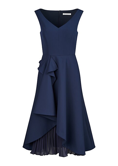 Chic Ruffle Midi Dress