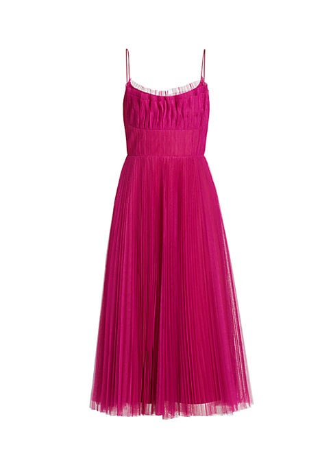 Sweetheart Pleated Dress
