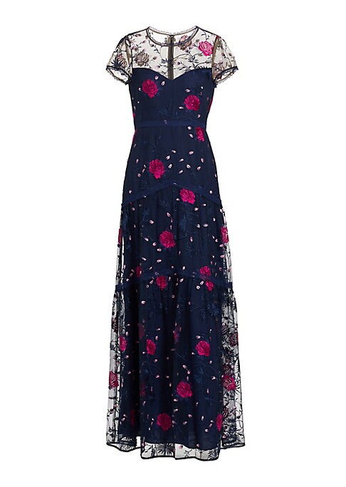 Floral Tiered Elegance Dress