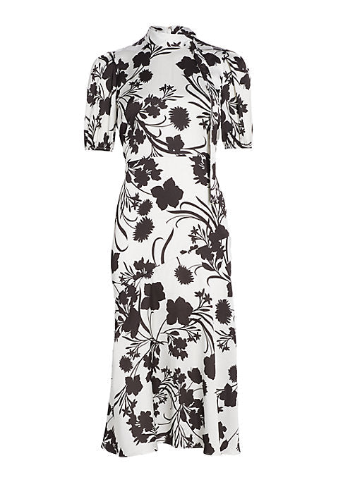 Charming Floral Midi Dress