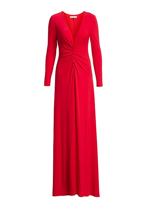 Elegant Slit Sleeve Gown