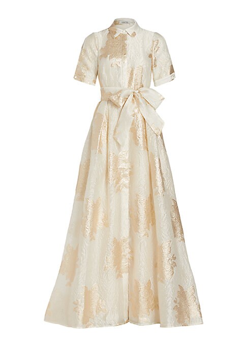 Elegant Brocade A-line Dress