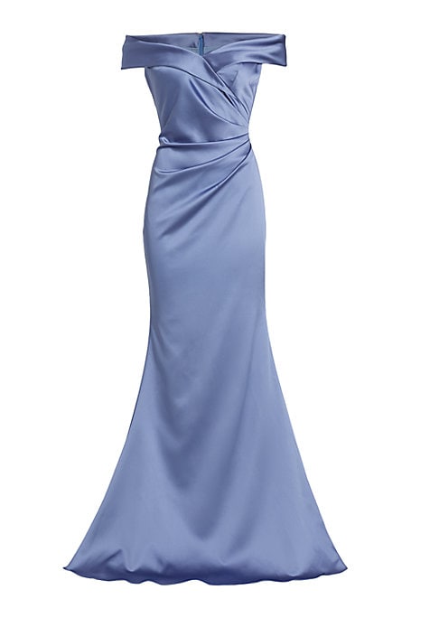 Glamourous Satin Evening Gown