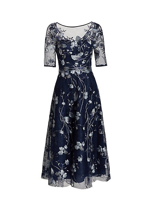 Floral Tulle Elegance Dress
