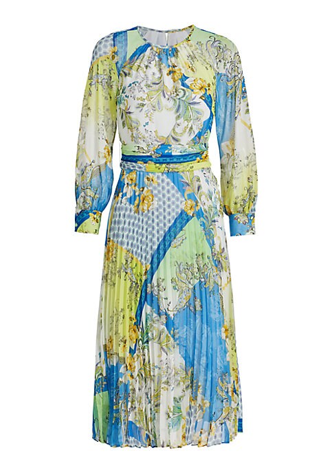 Chic Floral Chiffon Dress