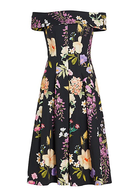Floral Off-Shoulder Dress