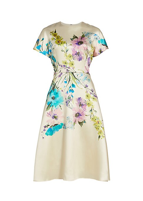 Floral Elegance Midi Dress