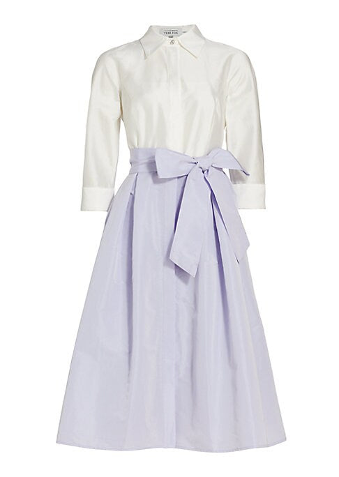 Elegant Tie-Waist Dress