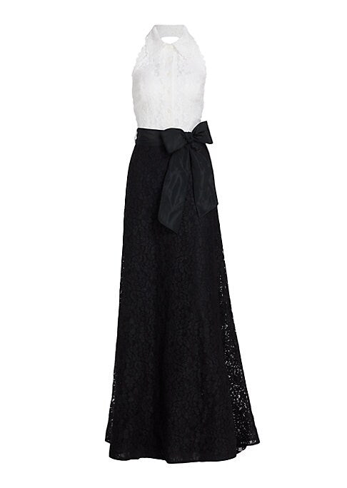 Colorblocked Lace Elegance
