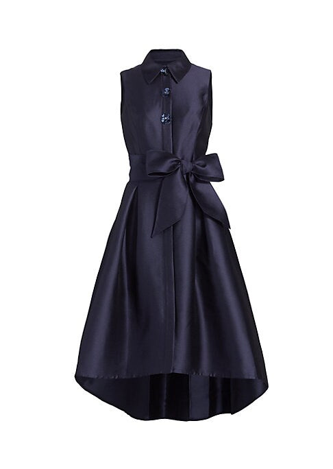 Elegant Bow Shirtdress