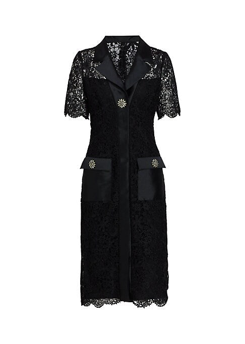 Lace Elegance Midi Dress