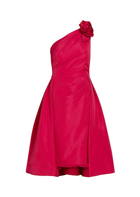 Rose Appliqué Midi Dress