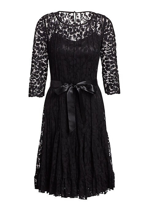 Elegant Ruffle Lace Dress