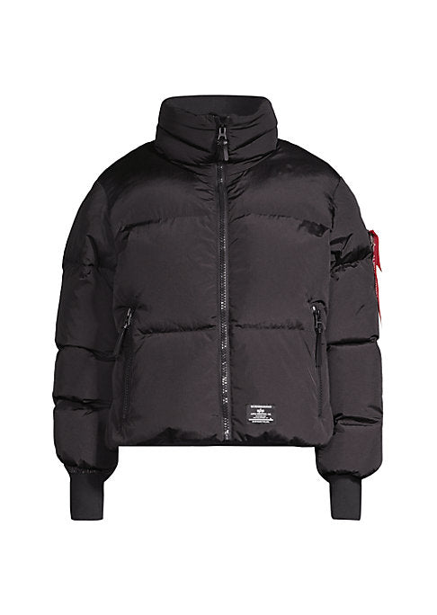 Camo Zip Puffer Jacket