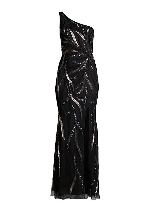 Glimmering Slit Elegance