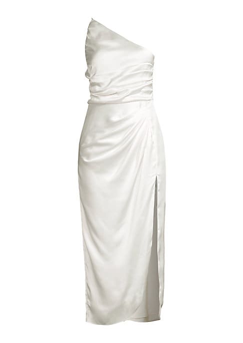 Satin Slit Elegance Dress