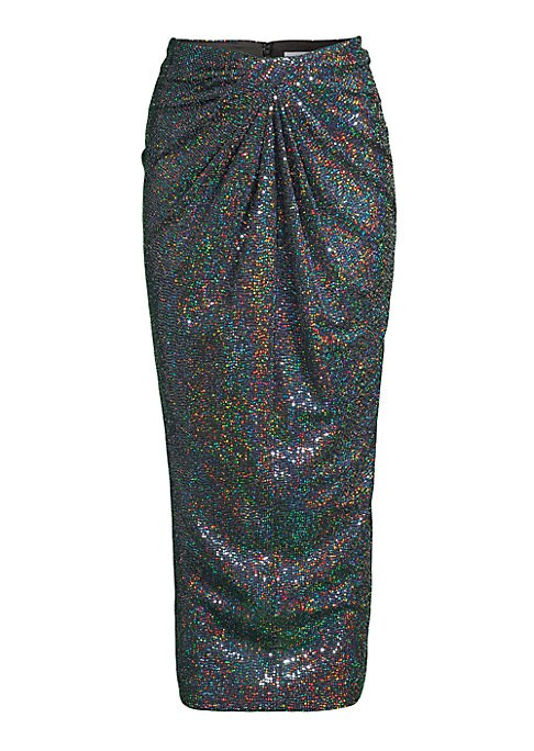 Shimmering Sequin Midi Skirt