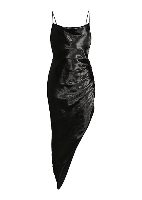 Sleek Ruched Midi Dress