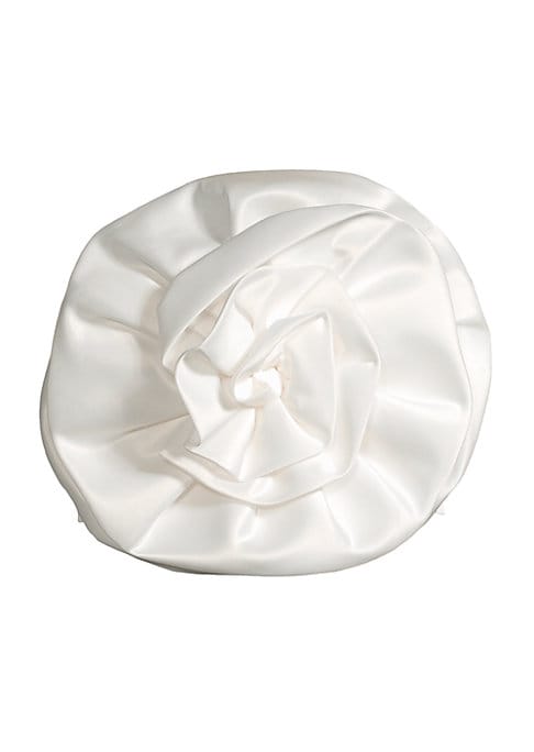 Satin Rosette Bustier Top
