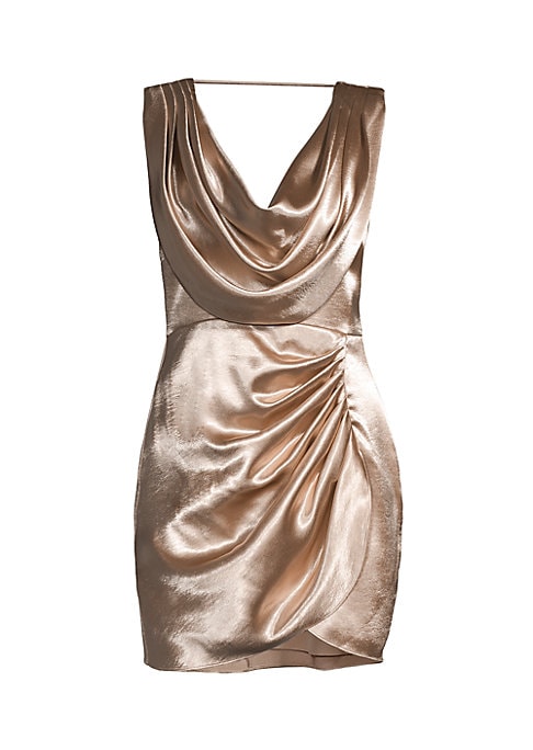 Chic Satin Mini Dress